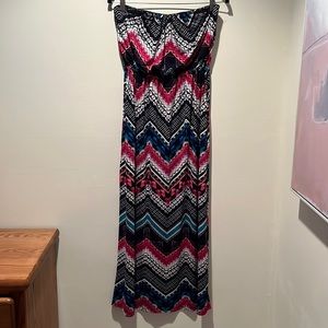 Strapless summer dress